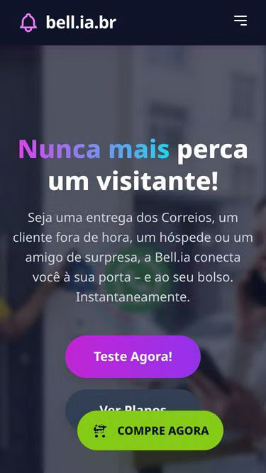 Screenshot of bell.ia.br