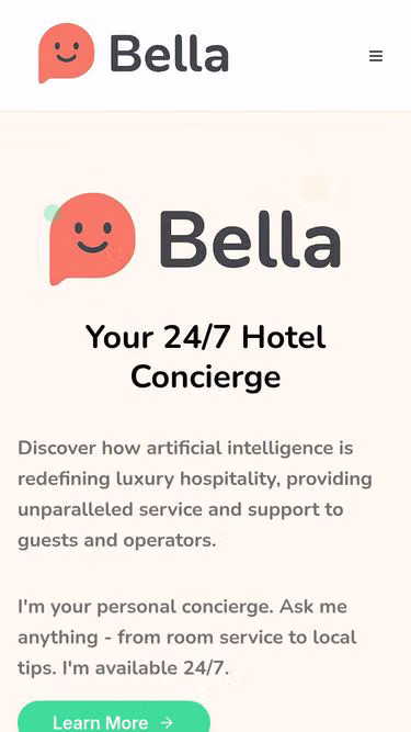 Screenshot of bella.mt
