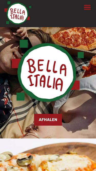 Screenshot of bellaitalia.be