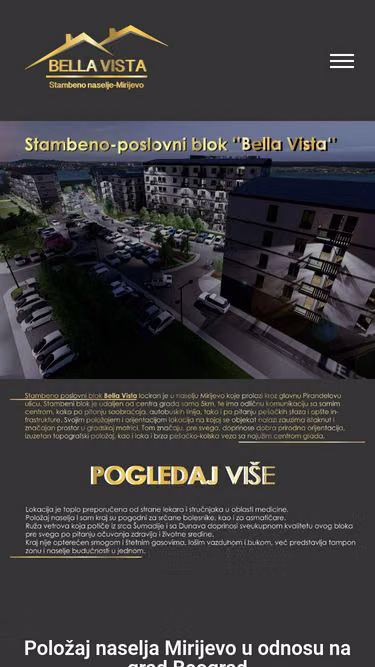 Screenshot of bellavista.rs