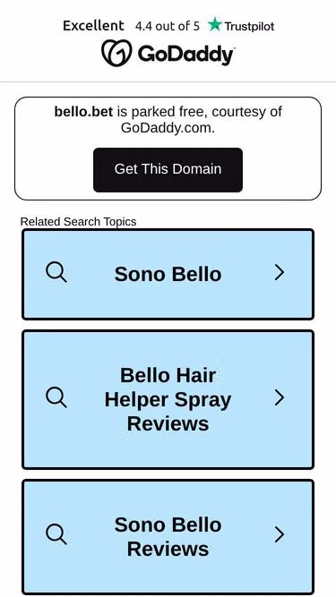 Screenshot of bello.bet