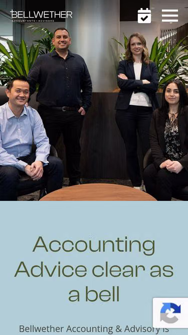 Screenshot of bellwether.accountants
