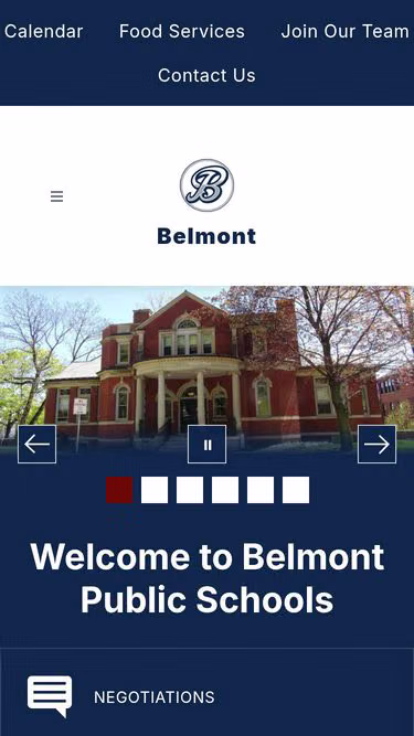 Screenshot of belmont.k12.ma.us