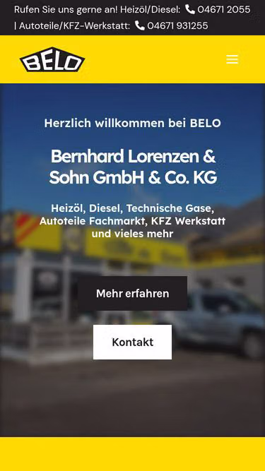Screenshot of belo.de