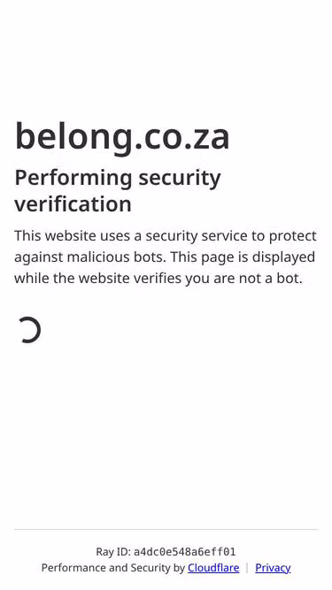 Screenshot of belong.co.za