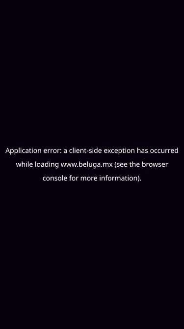 Screenshot of beluga.mx