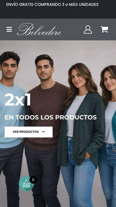 Screenshot of belvedere.com.ar
