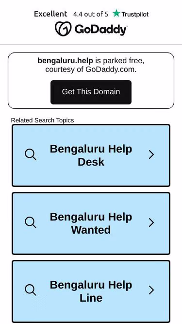 Screenshot of bengaluru.help