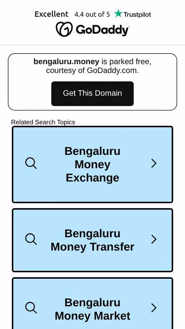 Screenshot of bengaluru.money