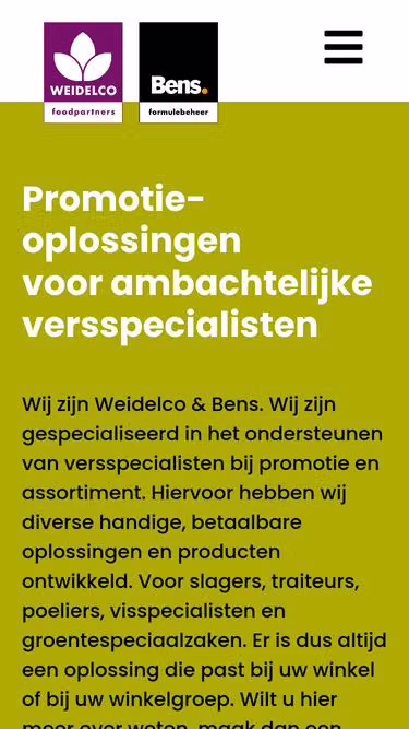 Screenshot of bens.nl