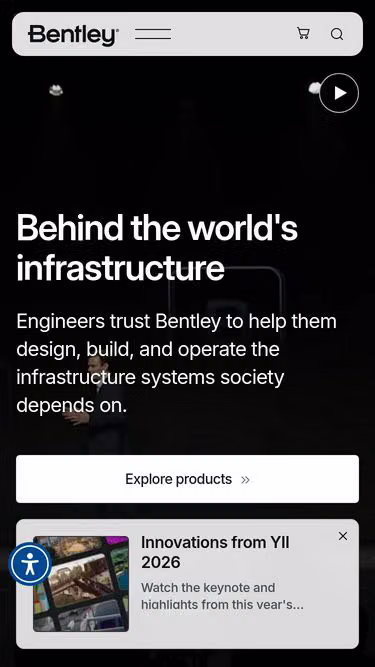 Screenshot of bentley.fr