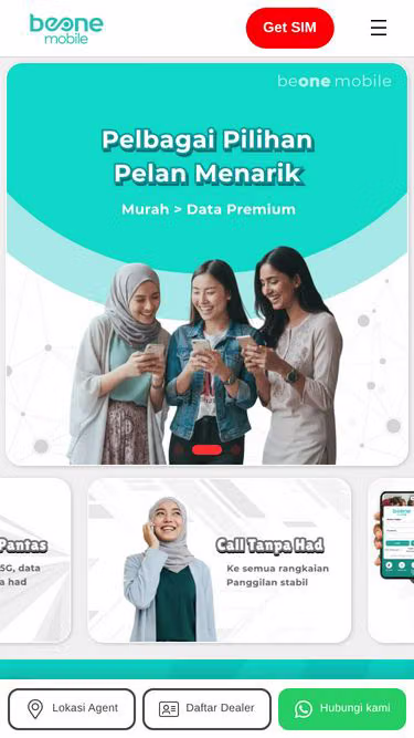 Screenshot of beone.biz.my