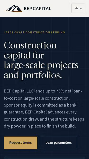 Screenshot of bep.capital