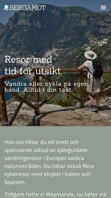 Screenshot of bergamot.se