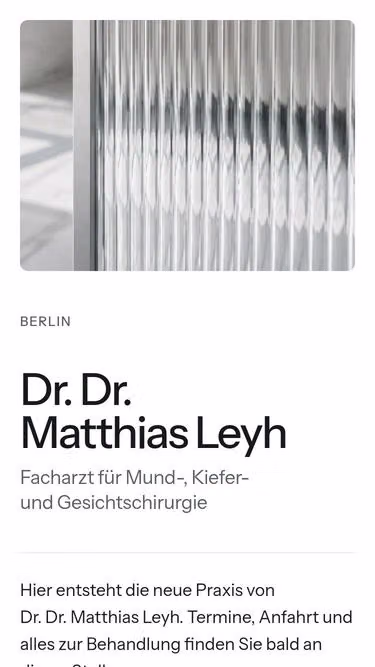 Screenshot of berlin.doctor