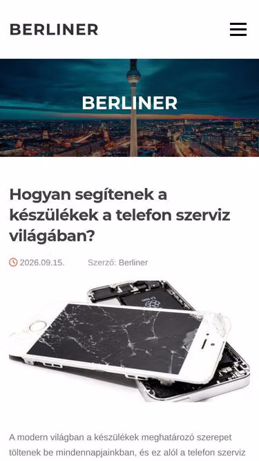 Screenshot of berliner.hu