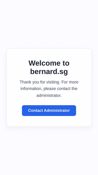 Screenshot of bernard.sg