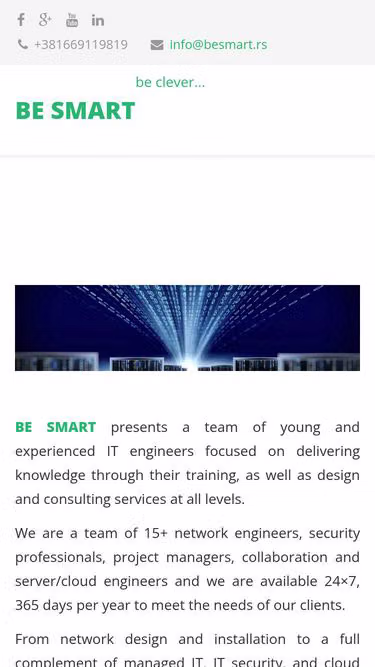 Screenshot of besmart.rs