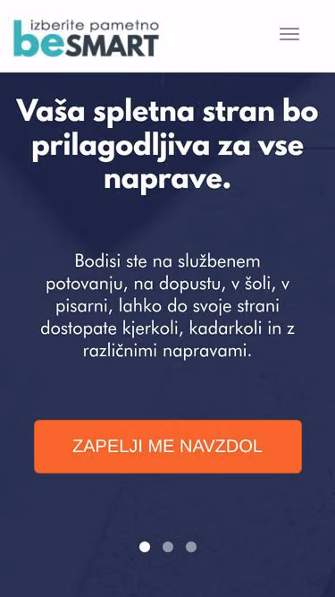 Screenshot of besmart.si