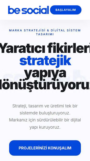 Screenshot of besocial.tr