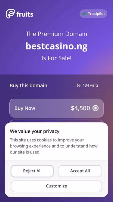 Screenshot of bestcasino.ng