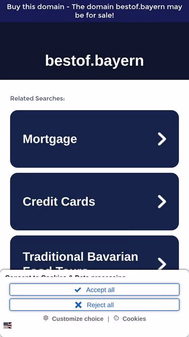 Screenshot of bestof.bayern