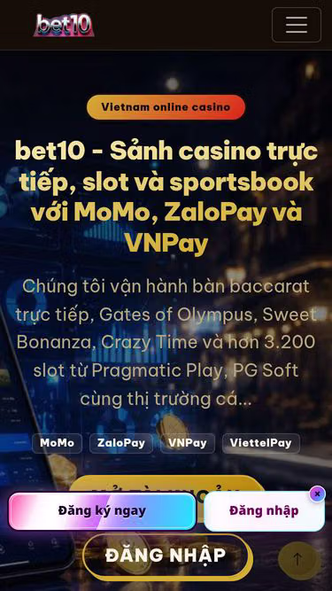 Screenshot of bet10.lat