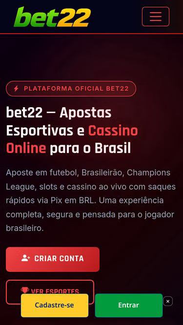 Screenshot of bet22.ceo