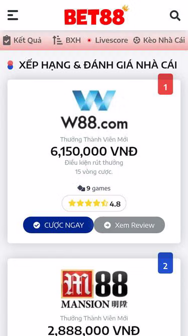 Screenshot of bet88.info