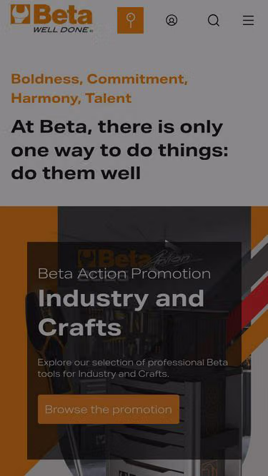 Screenshot of beta.biz