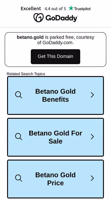 Screenshot of betano.gold