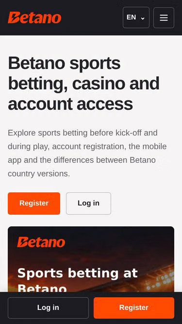 Screenshot of betano.social