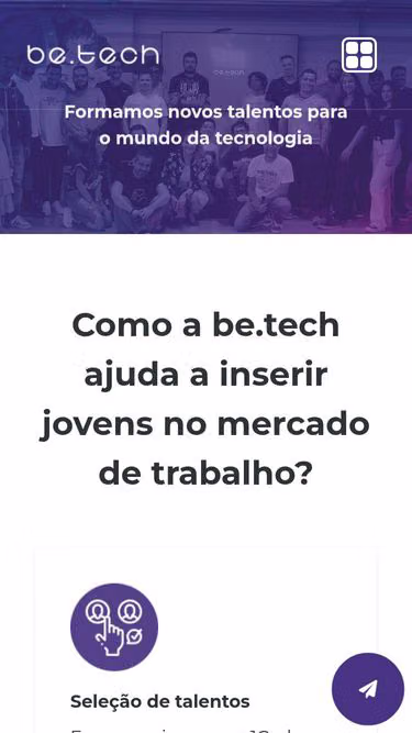 Screenshot of betech.ong.br