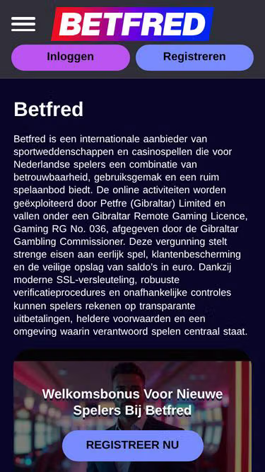 Screenshot of betfred.win