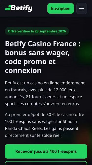 Screenshot of betify.game