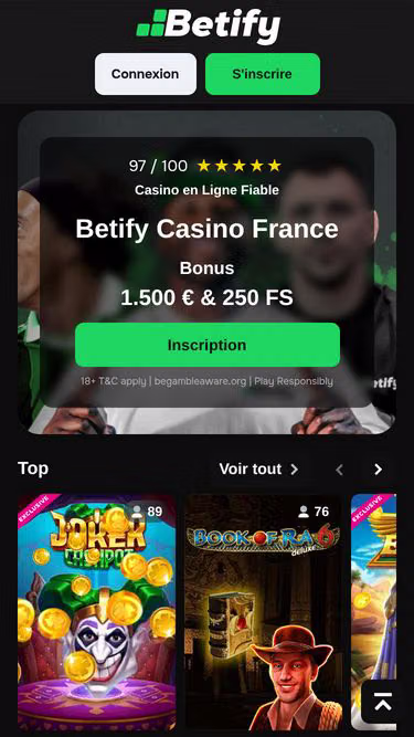 Screenshot of betify.quest