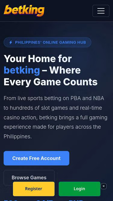 Screenshot of betking.lv