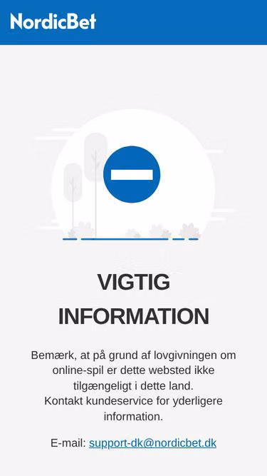 Screenshot of betsafe.dk