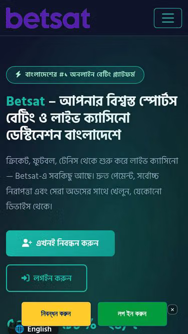Screenshot of betsat.pw