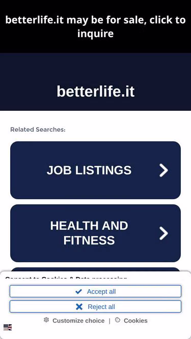 Screenshot of betterlife.it