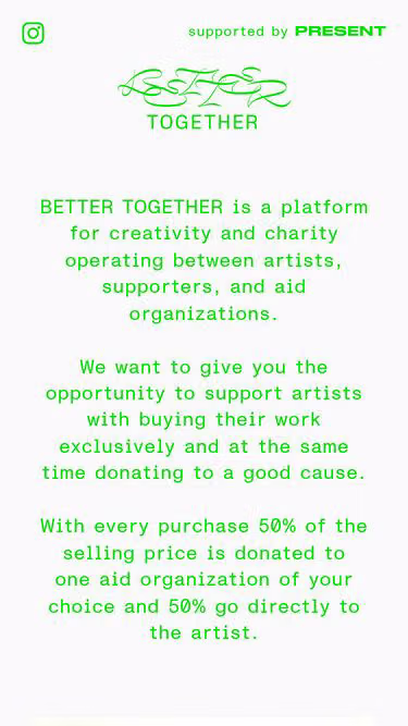 Screenshot of bettertogether.charity