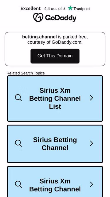 Screenshot of betting.channel