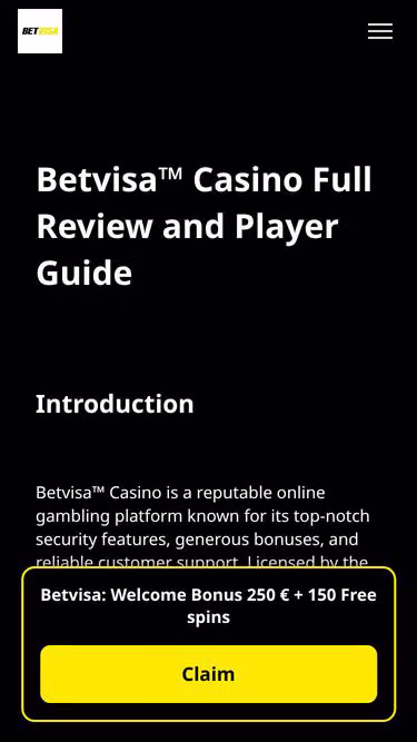 Screenshot of betvisa.club