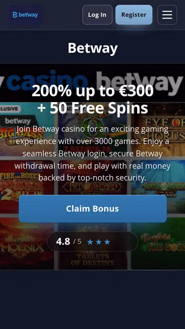 Screenshot of betway.qpon