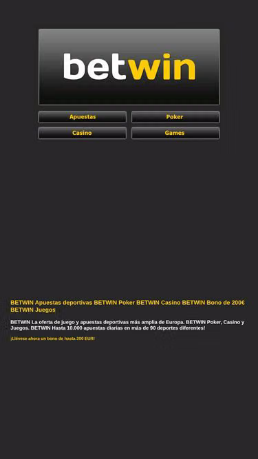 Screenshot of betwin.com.mx