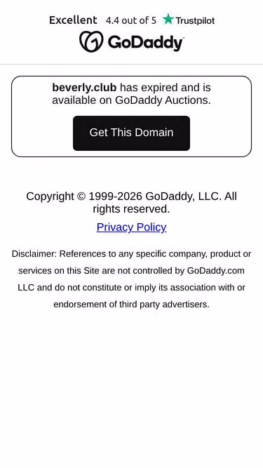 Screenshot of beverly.club