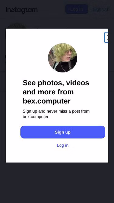 Screenshot of bex.computer