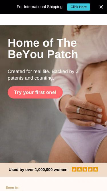 Screenshot of beyou.co.uk