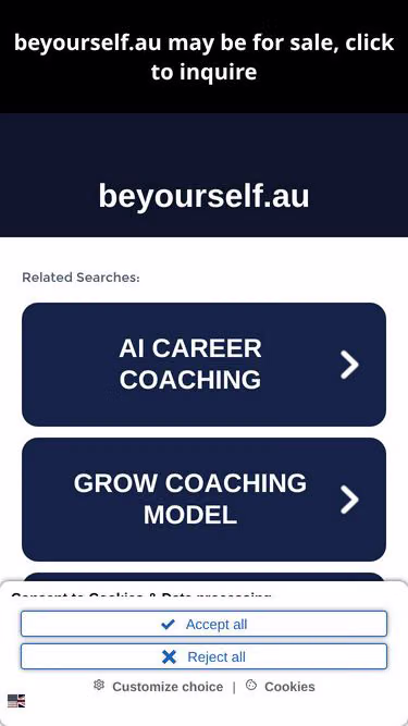 Screenshot of beyourself.au