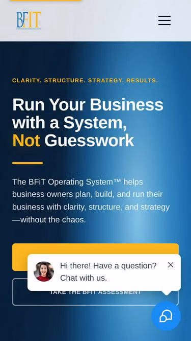 Screenshot of bfit.solutions